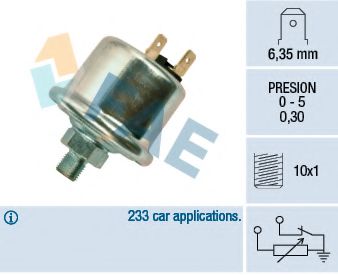 Датчик тиску масла (0-5Бар  2 pin  чорний) AUDI 100 C3, 100 C4, 200 C3, 80 B3, 80 B4, 90 B2, 90 B3, A4 B5, CABRIOLET B3, COUPE B2, COUPE B3  SEAT CORDOBA, CORDOBA VARIO, IBIZA II 1.4-4.2 08.82-  арт. 14740