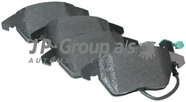 Гальмівні колодки пер. A1/A3/Altea/Beetle/Caddy/Up (04-21)  арт. 1163601110