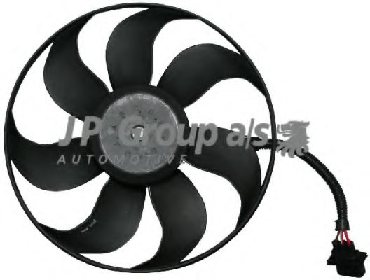Вентилятор радіатора Golf IV/Bora 1.8- (345mm/300/60W)  арт. 1199101500