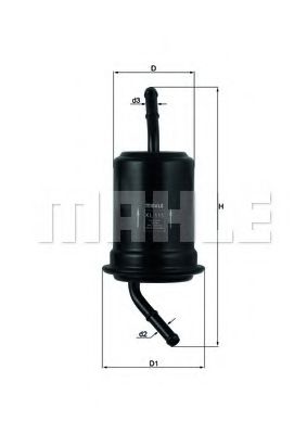 Фільтр паливний Mazda 323/626/MX-3/RX-7 1.3-1.8 -02  арт. KL115