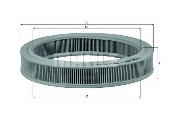 LX493     (MAHLE)  арт. LX493