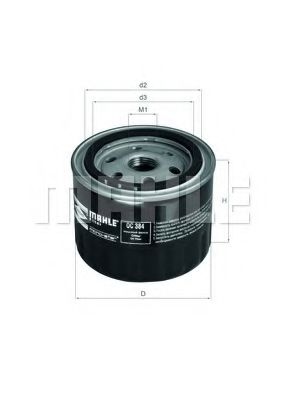 OC384     (MAHLE)   !!заміна для OC4  арт. OC384