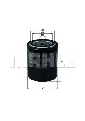 OC109/1     (MAHLE)   !!заміна для OC109  арт. OC1091