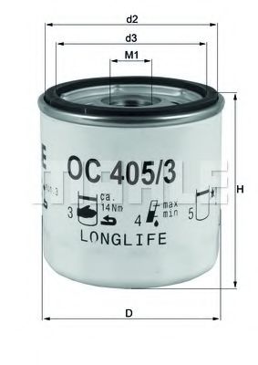 OC405/3     (MAHLE)  арт. OC4053