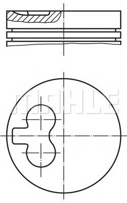 Поршневая VW T-4 1.9/2.4D 79,51  арт. 0298200
