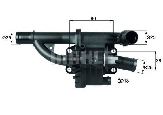 Термостат Mahle  арт. TH4083