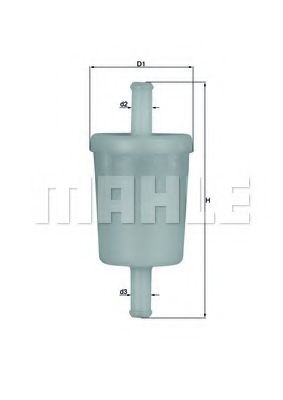 Паливний фільтр VOLVO FH, FH12, FH16, FM12, FM7, FM9 D12A340-D9B300 08.93-  арт. KL260OF