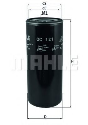 OC121     (MAHLE)  арт. OC121