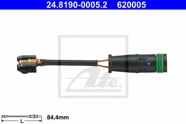 Датчик зносу колодок гальмівних ABS арт. 24819000052