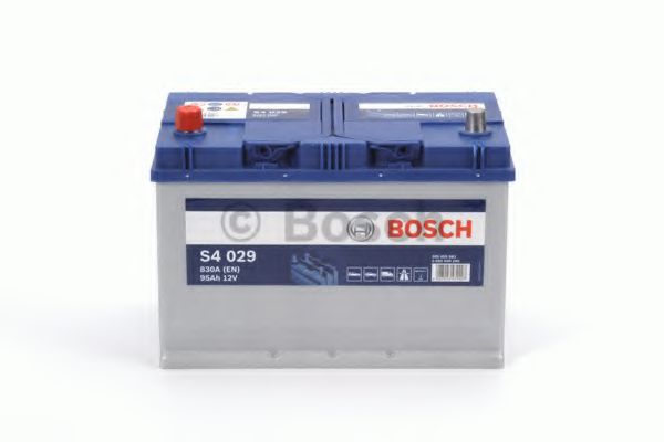 Акумулятор BOSCH 12В 95Агод./830А S4 (L+ 1) 306x173x225 B01 (пусковий)  арт. 0092S40290