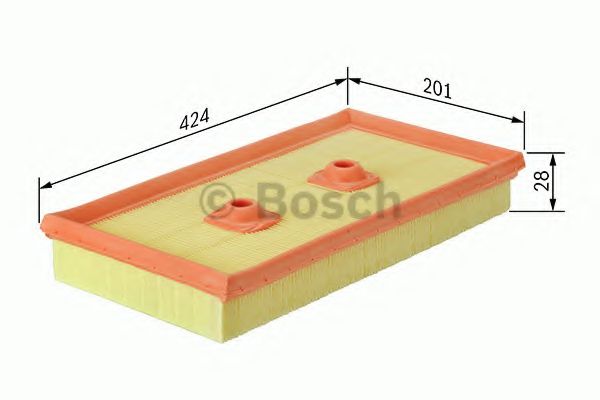 Повітряний фільтр MERSEDES ML300-350 W166/S350CGI W221/E300-E350 W212 M276  арт. F026400482