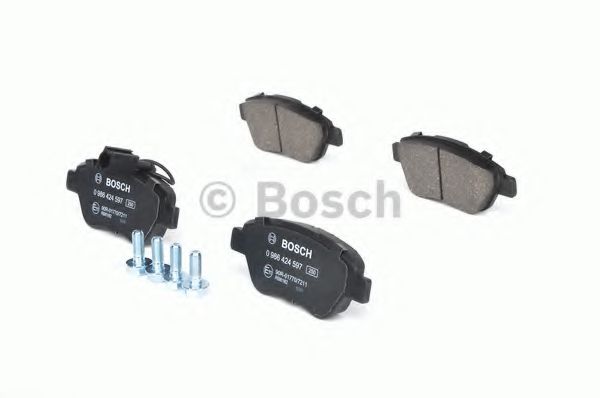 0986505403 BOSCH Гальмівні колодки до дисків TEXTAR арт. 0986424597