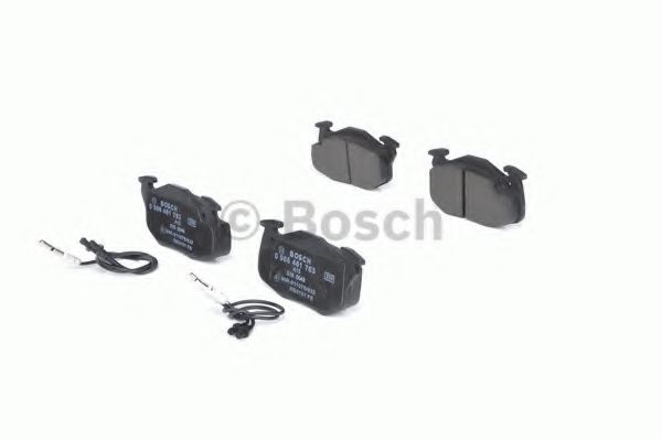 BOSCH гальмівні колодки перед.  (з датчик.) PEUGEOT 106 -96. RENAULT 19 1,6. ROADHOUSE арт. 0986461763