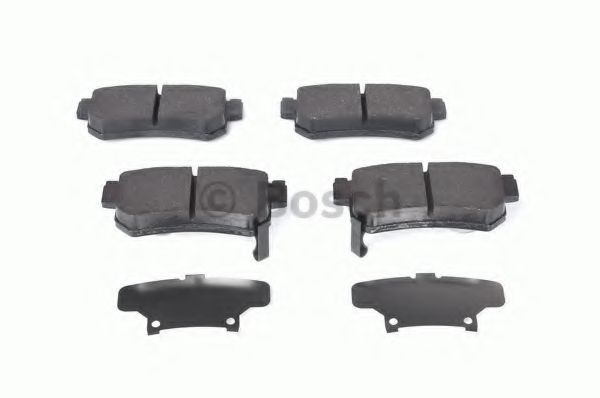 0986494237 BOSCH Гальмівні колодки до дисків BP1172  арт. 0986494237