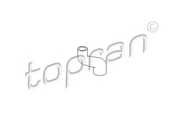 Патрубок охлаждения OPEL CORSA B 1,2-1,6  арт. 205714