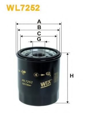 7252   (545/2) HONDA арт. WL7252