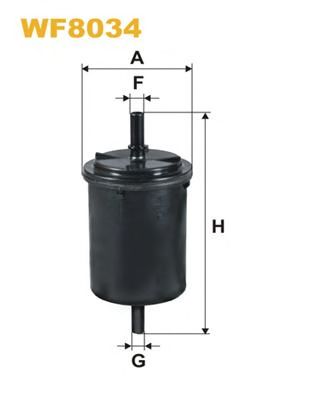 Фильтр топливный (PP 831/1)  арт. WF8034