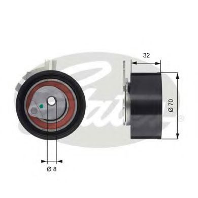 Ролик натяжний ременя ГРМ CONTITECH арт. T43117