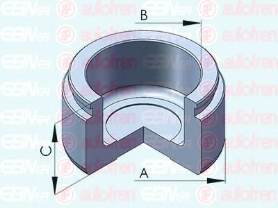 Поршень супорта перед Sonata/Magentis/Nissan Juke/Suzuki SX4 43x  арт. D025579