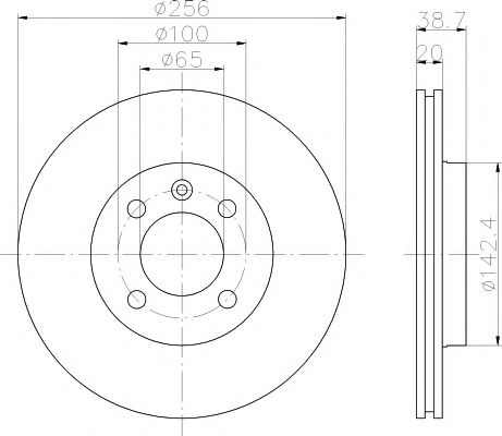 a_Диск гальмівний SEAT/VW Cordoba/Ibiza/Caddy/Polo 