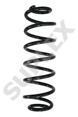 SUPLEX VW пружина задня L=355mm Golf V,VI,Jetta III,Passat,Tiguan,Skoda Octavia II  (оранж./білий.)  арт. 39296