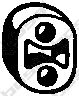 Елемент кріплення випускної системи NISSAN PRIMASTAR  OPEL CAMPO, MONTEREY A, VIVARO A  RENAULT TRAFIC II 1.9D-3.2 08.91-  арт. 255036
