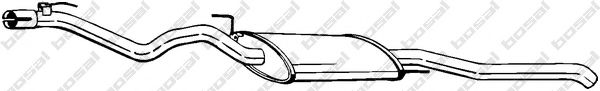 Глушник, алюм. сталь, задня частина VW VENTO 93-98 (285-703) BOSAL  арт. 285703