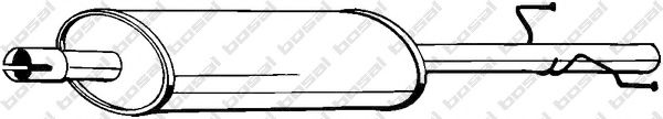 Глушник середня частина VW LT 97- (279-347) BOSAL  арт. 279347