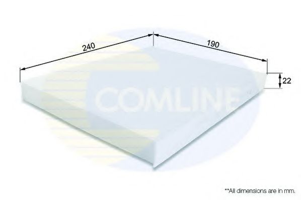 EKF151 Comline - Фільтр салону ( аналогWP9360/LAK463 )  арт. EKF151
