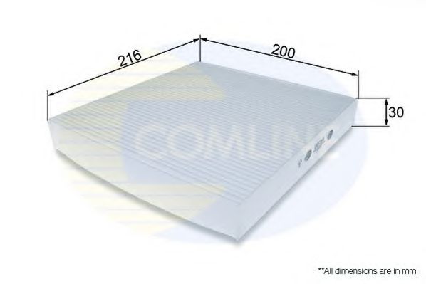EKF264 Comline - Фільтр салону ( аналогWP9322/LA424 )  арт. EKF264