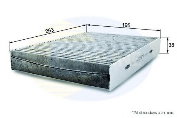 EKF304A Comline Фільтр салону  арт. EKF304A