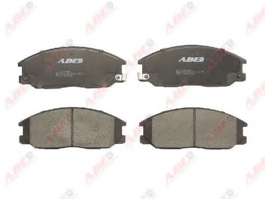 Комплект гальмівних колодок передн , DAEWOO REXTON  HYUNDAI GETZ, GRACE, H-1, H-1 / STAREX, H-1 CARGO, H-1 TRAVEL, HIGHWAY, SANTA FÉ I, SANTA FÉ II, TERRACAN, TRAJET, TRAJET/MINIVAN 1.3-3.5 06.97-  арт. C10509ABE