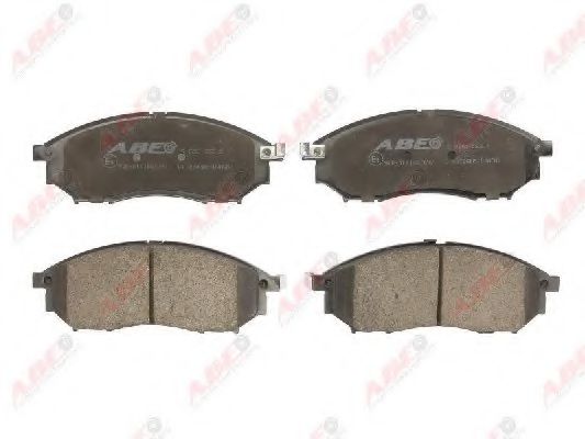 Комплект гальмівних колодок передн , INFINITI EX, G, M, M37, M45, Q45 III, Q60, Q70, QX50 I  NISSAN AVENIR, CEDRIC, MAXIMA VI, MURANO I, MURANO II, NAVARA, NAVARA NP300 1.2-4.5 07.82-  арт. C11078ABE