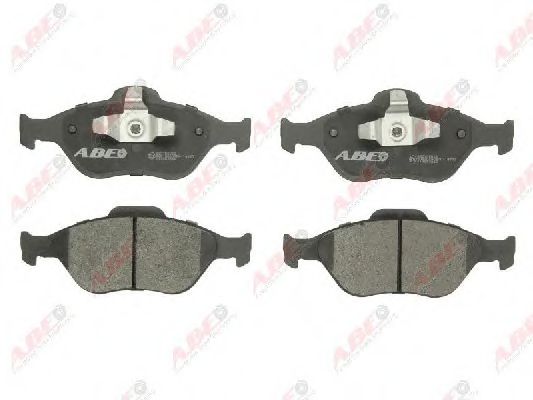 Комплект гальмівних колодок передн , FORD C-MAX II, FIESTA, FIESTA IV, FIESTA V, FIESTA/HATCHBACK, FIESTA/MINIVAN, FUSION, KA, PUMA, STREET KA  MAZDA 121 III, 121 III/HATCHBACK 1.0-2.3 08.95-12.14  арт. C13053ABE