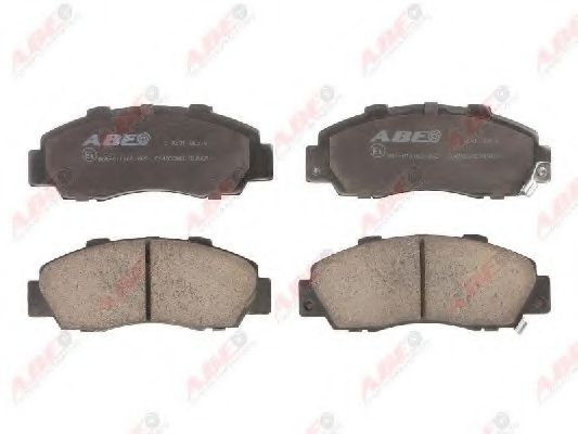 Комплект гальмівних колодок передн , ACURA LEGEND, LEGEND II, NSX, NSX TARGA  HONDA ACCORD IV, ACCORD V, ACCORD VI, ACCORD VII, CIVIC VI, CROSSROAD, CR-V I, HR-V, INTEGRA, LEGEND II 1.6-3.7 01.87- ICER арт. C14032ABE