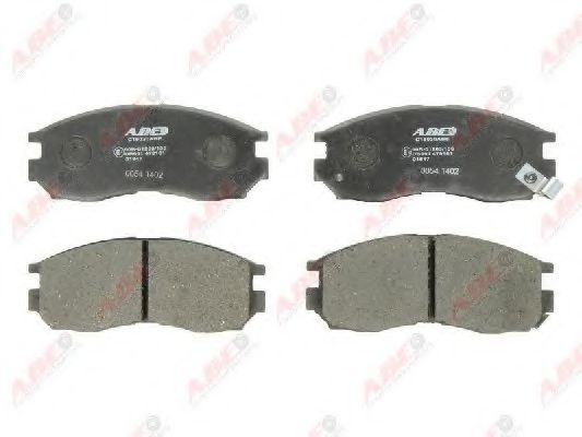 Комплект гальмівних колодок передн , CHRYSLER SEBRING  DODGE AVENGER  HYUNDAI SANTAMO, SONATA III  MITSUBISHI CARISMA, COLT III, COLT IV, COLT VI, DELICA / SPACE GEAR, ECLIPSE 0.7-3.5 03.79-  арт. C15030ABE