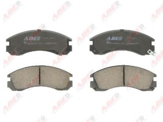 Комплект гальмівних колодок передн , CITROEN C4 AIRCROSS, C-CROSSER, C-CROSSER ENTERPRISE  DODGE VIPER  MITSUBISHI 3000 GT, COLT VI, DELICA / SPACE GEAR, ECLIPSE, ECLIPSE I 0.7-8.4 03.80-  арт. C15031ABE
