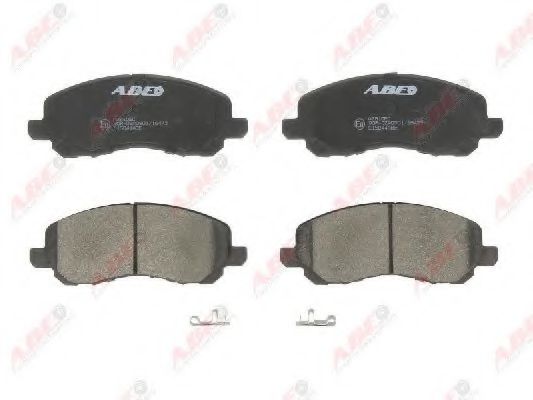Комплект гальмівних колодок передн , CHRYSLER 200, SEBRING, STRATUS  CITROEN C4 AIRCROSS  DODGE AVENGER, CALIBER, STRATUS  JEEP COMPASS, PATRIOT  LANCIA FLAVIA  MITSUBISHI ASX 0.7-3.8 03.80-  арт. C15044ABE