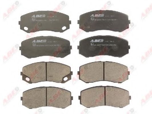 Комплект гальмівних колодок передн , MITSUBISHI CANTER (FB7, FB8, FE7, FE8) VII, CANTER (FE5, FE6) VI 3.0D/3.9D/4.9D 08.01-  арт. C15047ABE