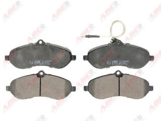 Комплект гальмівних колодок передн , CITROEN JUMPY II, JUMPY III, SPACETOURER  FIAT SCUDO  PEUGEOT EXPERT, EXPERT TEPEE, TRAVELLER 1.6D/2.0/2.0D 09.02-  арт. C1F060ABE