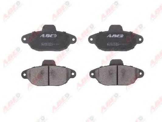 Комплект гальмівних колодок передн , FIAT 500, 500 C, PANDA, PUNTO, SEICENTO / 600  FORD KA 0.9-Electric 11.97-  арт. C1F062ABE