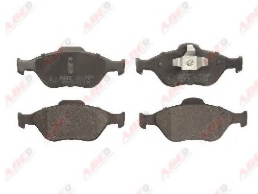 Комплект гальмівних колодок передн , FORD C-MAX II, ECOSPORT, FIESTA, FIESTA IV, FIESTA V, FIESTA/HATCHBACK, FIESTA/MINIVAN, FOCUS II, FOCUS III, FUSION, KA, PUMA, STREET KA 1.0-2.3 08.95-  арт. C1G038ABE