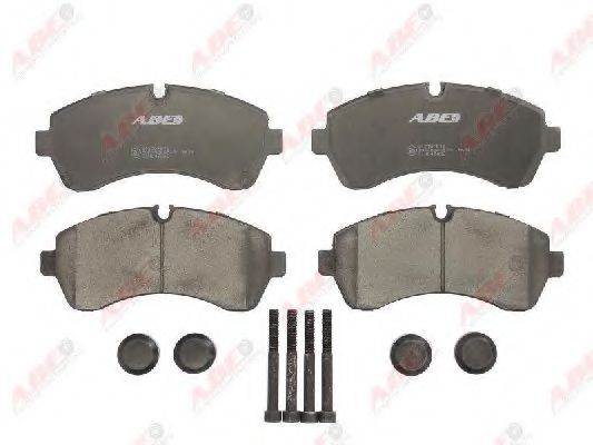 Комплект гальмівних колодок передн , MERCEDES SPRINTER 3,5-T (B906), SPRINTER 3,5-T (B907), SPRINTER 3,5-T (B907, B910), SPRINTER 3-T (B906), SPRINTER 3-T (B907) 1.8-Electric 04.06-  арт. C1M047ABE