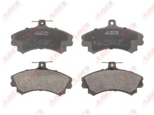 Комплект гальмівних колодок передн , VOLVO S40 I, V40  MITSUBISHI CARISMA, COLT CZC VI, COLT VI, SPACE STAR  SMART FORFOUR 1.1-2.0D 07.95-06.12  арт. C1V017ABE