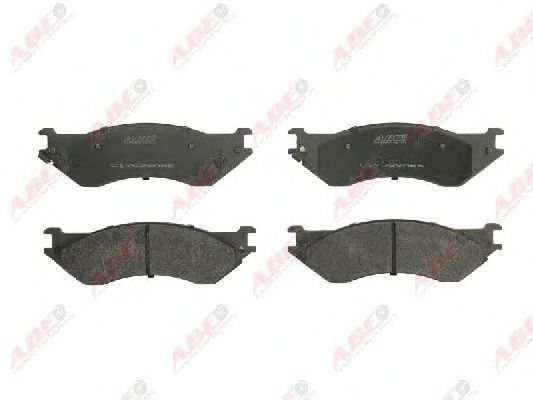 Комплект гальмівних колодок передн , DODGE DURANGO, RAM 1500, RAM 2500 3.7-6.7D 06.01-12.10  арт. C1Y028ABE