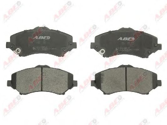 Комплект гальмівних колодок передн , CHRYSLER GRAND VOYAGER V, TOWN & COUNTRY, VOYAGER V  DODGE GRAND, JOURNEY, NITRO  FIAT FREEMONT  JEEP CHEROKEE, LIBERTY, WRANGLER III 2.0D-4.0 01.06-  арт. C1Y029ABE
