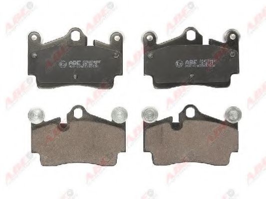 Комплект гальмівних колодок задн , AUDI Q7  PORSCHE CAYENNE  VW TOUAREG 2.5D-6.0D 09.02-03.18  арт. C2W024ABE