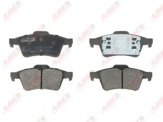 Комплект гальмівних колодок задн , FORD C-MAX II, ECOSPORT, FOCUS II, FOCUS III, GRAND C-MAX, KUGA II, TOURNEO CONNECT, TRANSIT CONNECT  NISSAN PRIMERA  RENAULT ESPACE IV, LAGUNA II 1.5-3.5 09.00- BOSCH арт. C2X012ABE
