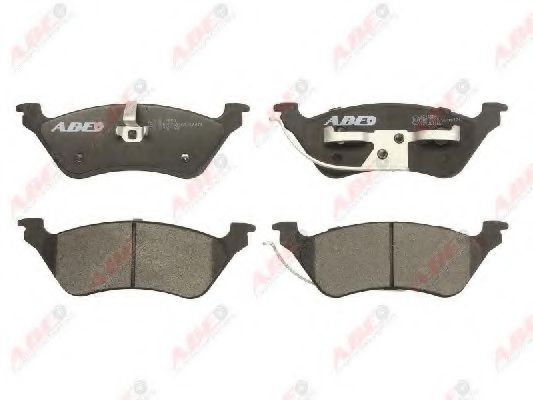 Комплект гальмівних колодок задн , CHRYSLER VOYAGER IV  DODGE CARAVAN, GRAND  JEEP CHEROKEE 2.4-3.8 02.00-  арт. C2Y001ABE