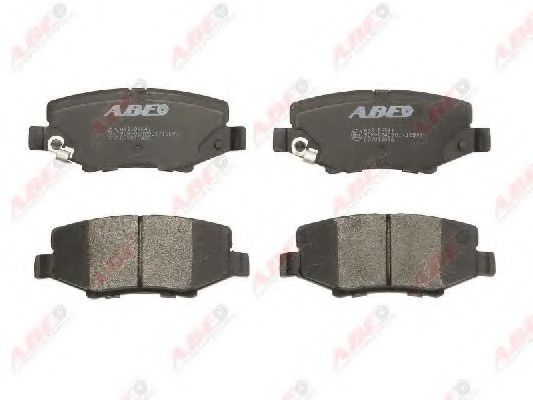 Комплект гальмівних колодок задн , DODGE NITRO  JEEP CHEROKEE, LIBERTY, WRANGLER III 2.8-4.0 01.06-  арт. C2Y013ABE